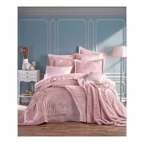 Cotton Box Velvet Çift Kişilik Carmela Pudra Çeyiz Seti