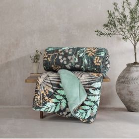 Cotton Box Velvet Clorasa Mint 195x215 Çift Kişilik Yorgan