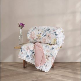 Cotton Box Velvet Dalya Pudra 195x215 Çift Kişilik Yorgan