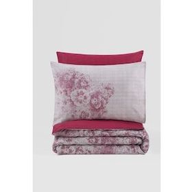 Cotton Box Vilda Bordo Dual Çift Kişilik Nevresim Takımı