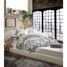Cotton Box Volante Gri Çift Kişilik Nevresim Takımı