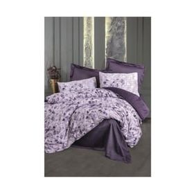 Cotton Box Willow Mor Çift Kişilik Saten Nevresim Takımı