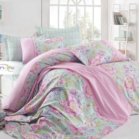 Cotton Life Belissimo Pembe Çift Kişilik Nevresim Takımı