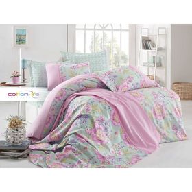 Cotton Life Belissimo Pembe Çift Kişilik Nevresim Takımı