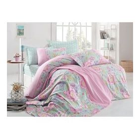 Cotton Life Belissimo Pembe Çift Kişilik Nevresim Takımı