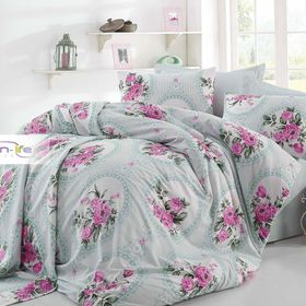 Cotton Life Carmen Mint Çift Kişilik Nevresim Takımı