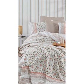 Cotton Life Çift Kişilik Fiesta Pembe Nevresim Takımı