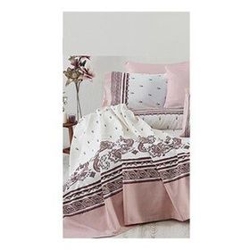 Cotton Life Çift Kişilik Paisley Pembe Nevresim Takımı