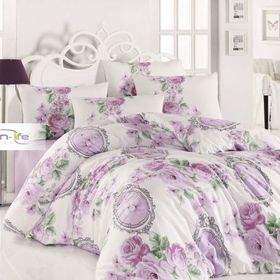 Cotton Life Clara Lila Çift Kişilik Nevresim Takımı