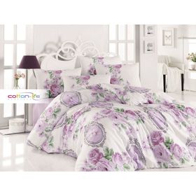 Cotton Life Clara Lila Çift Kişilik Nevresim Takımı