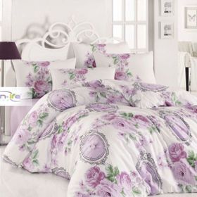 Cotton Life Clara Lila Çift Kişilik Nevresim Takımı