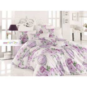 Cotton Life Clara Lila Çift Kişilik Nevresim Takımı