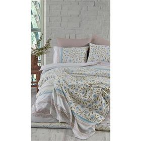 Cotton Life Fiesta Mavi 160x220 cm Tek Kişilik Kutulu Nevresim Takımı