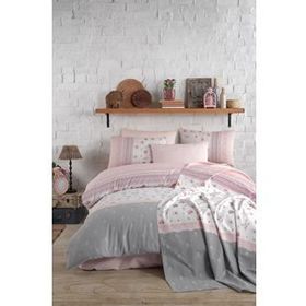 Cotton Life Lusia Somon Çift Kişilik Pike Takımı
