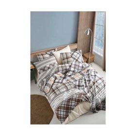 Cotton Life Nero Kahve Tek Kişilik Nevresim Takımı