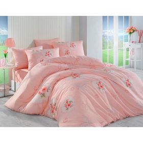 Cotton Life OST90460 Alice Pembe Tek Kişilik Pike Takımı