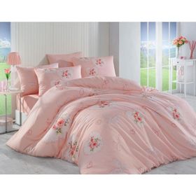 Cotton Life OST90460 Alice Pembe Tek Kişilik Pike Takımı