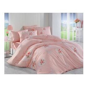 Cotton Life OST90460 Alice Pembe Tek Kişilik Pike Takımı