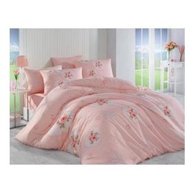 Cotton Life OST90460 Alice Pembe Tek Kişilik Pike Takımı