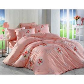 Cotton Life Pembe Çift Kişilik Pike