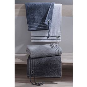 Cotton Mania Agujero Ekstra Yumuşak Modern %100 Pamuk 50x90 cm El ve Yüz Havlu Seti