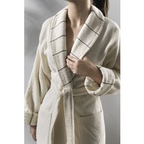 Cotton Mania BO00006 Carmine Robe Cream Krem Unisex Bornoz