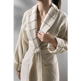 Cotton Mania BO00006 Carmine Robe Cream Krem Unisex Bornoz