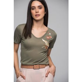 Cotton Mood 7130562 Haki Kadın Bluz