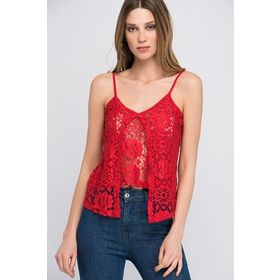 Cotton Mood 8114299 Kırmızı Kadın Bluz