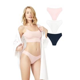 Cottonhill CH0462 Petrol Yeşili Lazer Kesim İz Yapmayan Basic Kadın Külot