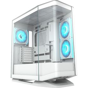 Cougar CGR-58M6W-RGB FV270 RGB Mid Tower Mini Itx Mikro Atx Atx Ceb E-Atx Beyaz Bilgisayar Kasası