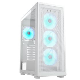 Cougar Mx220 Psu Yok 4Xargb Fan Usb 3.0 Type-C Mıdı Tower Gamıng Kasa Beyaz Bilgisayar Kasası