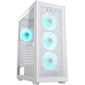 Cougar Mx220 Psu Yok 4Xargb Fan Usb 3.0 Type-C Mıdı Tower Gamıng Kasa Beyaz Bilgisayar Kasası