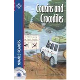 COUSINS AND CROCODILES + CD (NUANCE READERS LEVEL-1) - JANE BOWRING