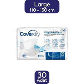 Coverdry 30'lu L Tekstil Bel Bantlı Hasta Bezi