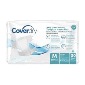 Coverdry M-Medium Beden 90 Adet Bel Bantlı Hasta Bezi