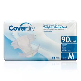 Coverdry M-Medium Beden 90 Adet Bel Bantlı Hasta Bezi