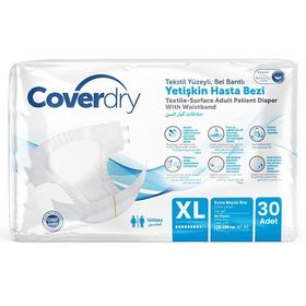 CoverdryXL-Extra Large Beden 30 Adet Bel Bantlı Hasta Bezi