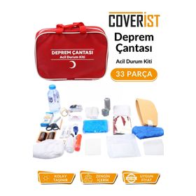 Coverist 33 Parça Acil Durum Ilk Yardım Deprem Çantası