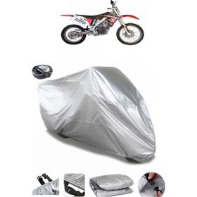 Coverplus Apachi 4V Cross Gri Arka Çanta Uyumlu Su Geçirmez Motosiklet Brandası