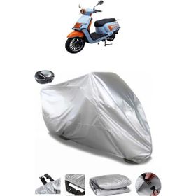 Coverplus Apachi Beauty 125 Gri Arka Çanta Uyumlu Su Geçirmez Motosiklet Brandası