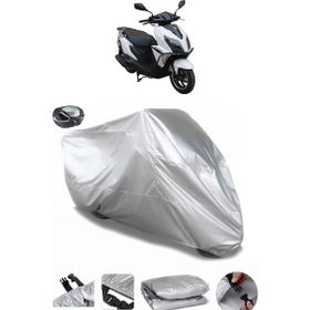 Coverplus Apachi Joy 125 Gri Arka Çanta Uyumlu Su Geçirmez Motosiklet Brandası