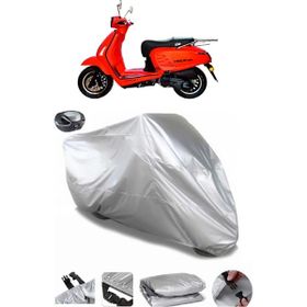 Coverplus Apachi True 125 Gri Arka Çanta Uyumlu Su Geçirmez Motosiklet Brandası