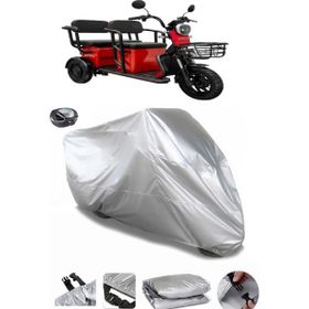 Coverplus APM5 Arka Çanta Uyumlu Su Geçirmez Gri Motosiklet Brandası