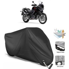 Coverplus Aprilia Caponord 1000 ETV Siyah Motosiklet Branda