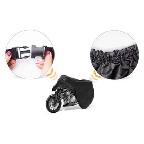 Coverplus Aprilia Caponord 1200 ABS Travel Pack Siyah Su Geçirmez Motosiklet Brandası