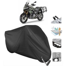 Coverplus Aprilia Caponord 1200 Rally Siyah Motosiklet Branda