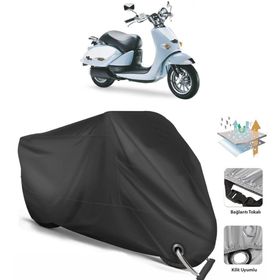 Coverplus Aprilia Mojito 125 Custom Siyah Motosiklet Branda
