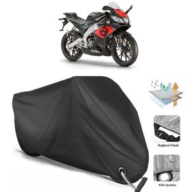 Coverplus Aprilia RS 125 Siyah Motosiklet Branda