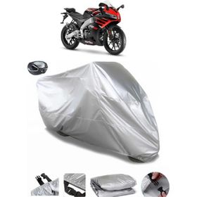 Coverplus Aprilia RS4 125 4T Gri Arka Çanta Uyumlu Su Geçirmez Motosiklet Brandası